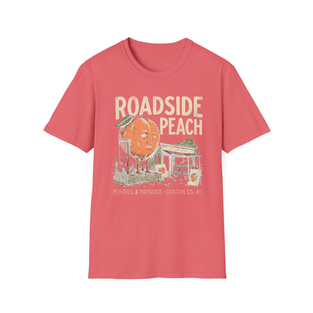 Roadside Peach Weird Americana T-Shirt | It's Heritage Hoss