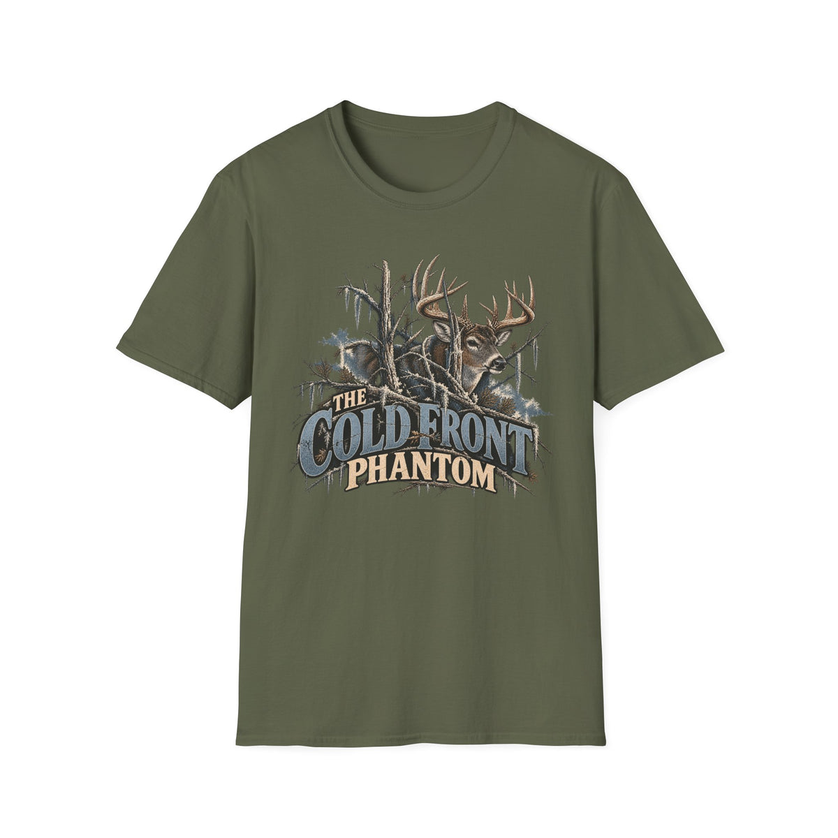 The Cold Front Phantom Whitetail Deer Hunting Design