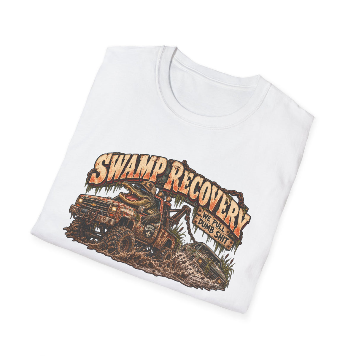 Swamp Recovery T-Shirt — Off-Road Humor