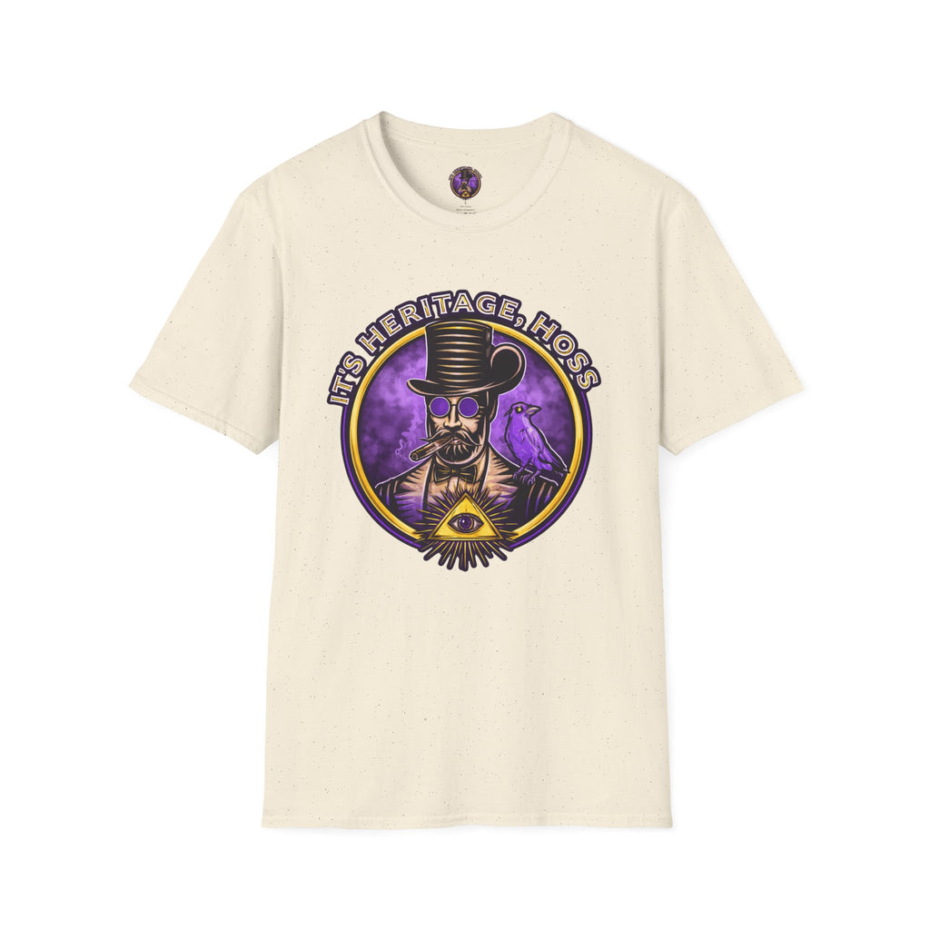 Raven Occult Shirt | It's Heritage Hoss Gothic Graphic Tee graphic T-shirt product image 2