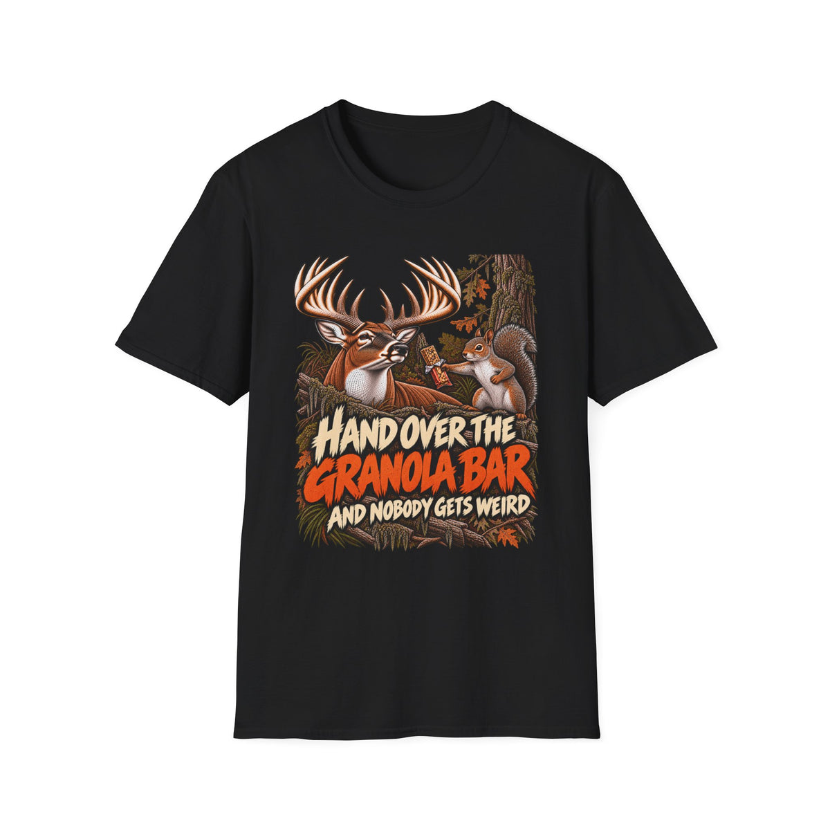 Hand Over The Granola Bar Funny Whitetail Deer Design