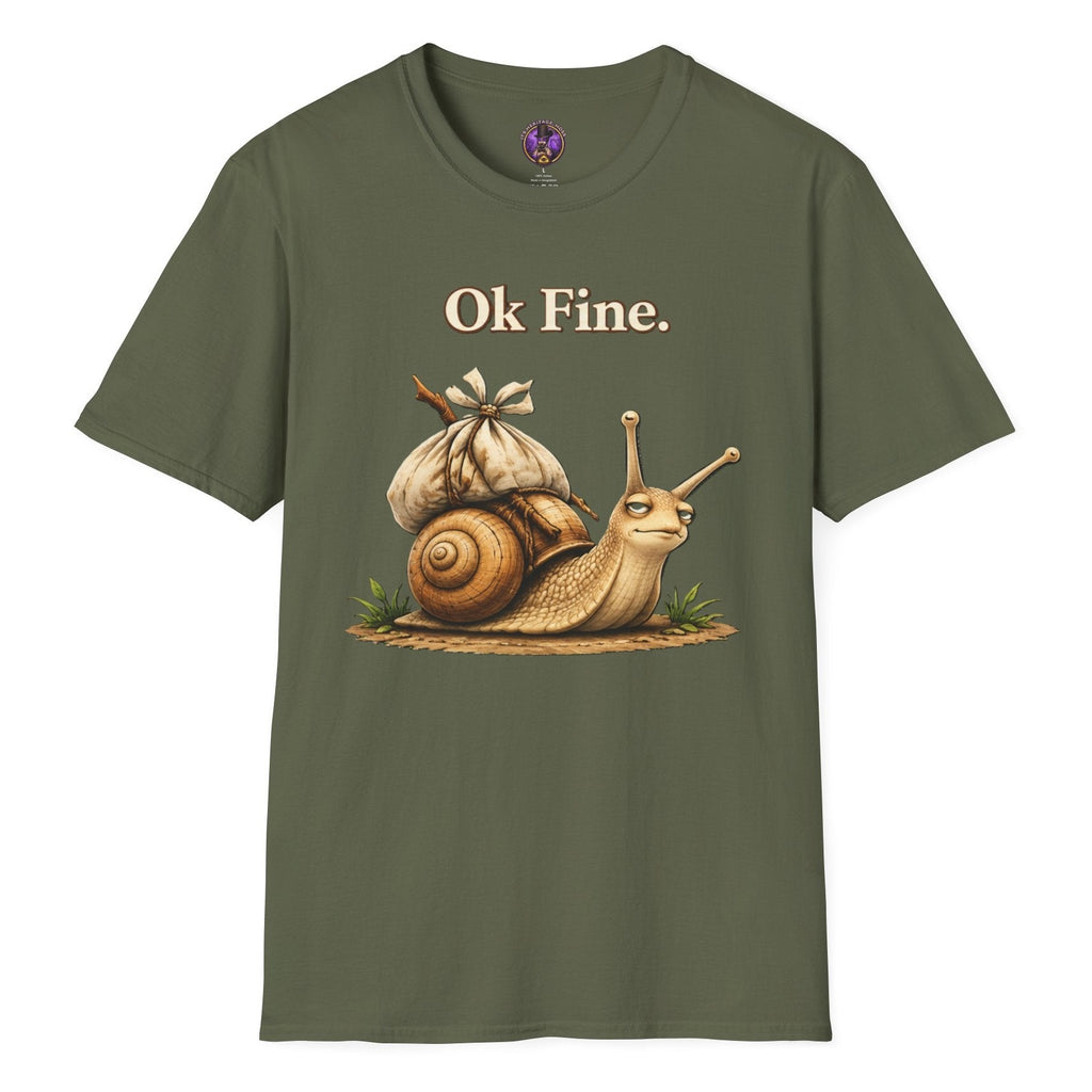 Ok Fine Snail T-Shirt | It's Heritage Hoss