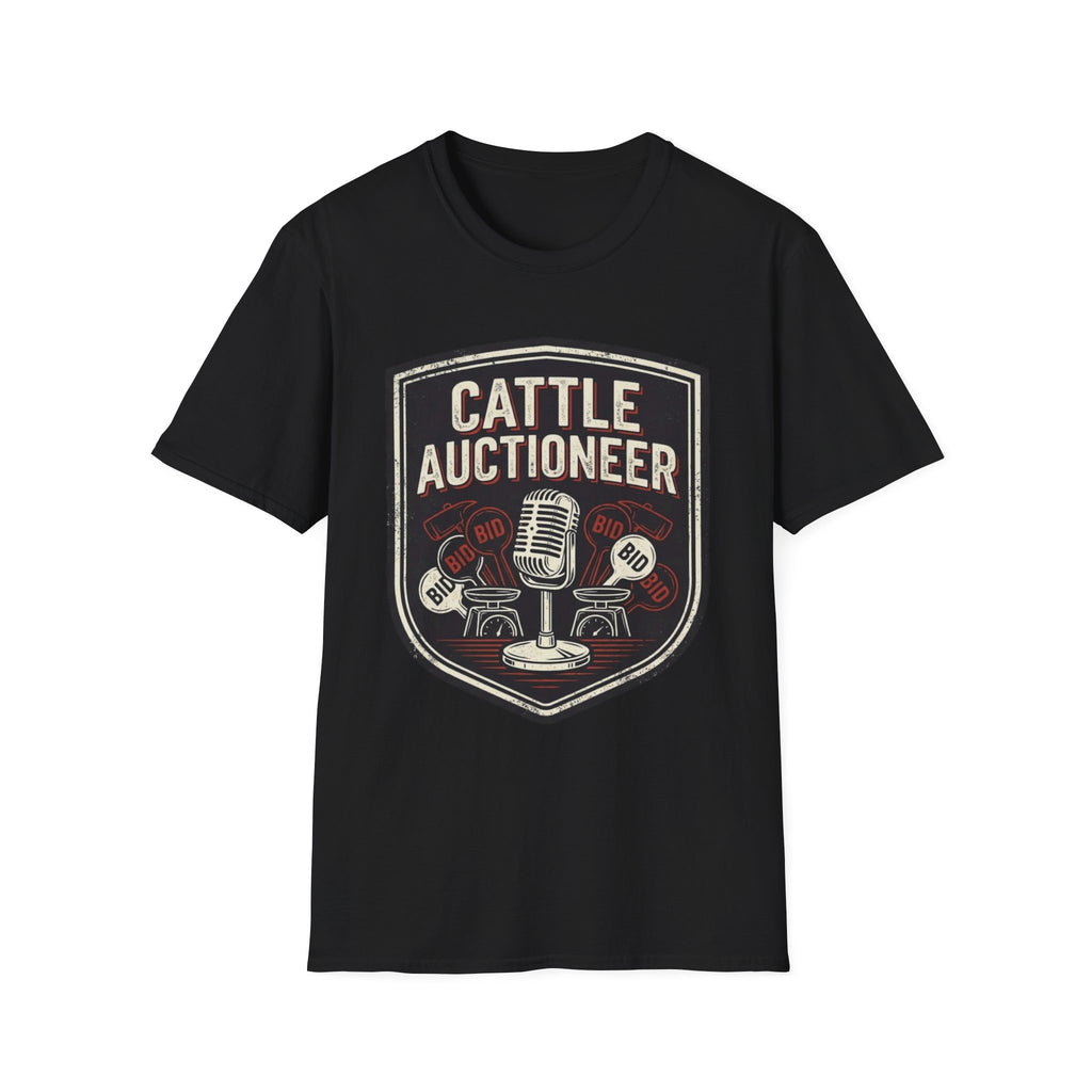 Cattle Auctioneer Rural Americana T-Shirt | It's Heritage Hoss