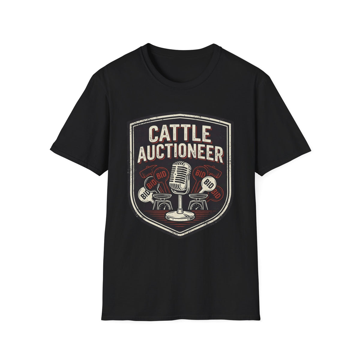 Cattle Auctioneer Rural Americana T-Shirt | It's Heritage Hoss