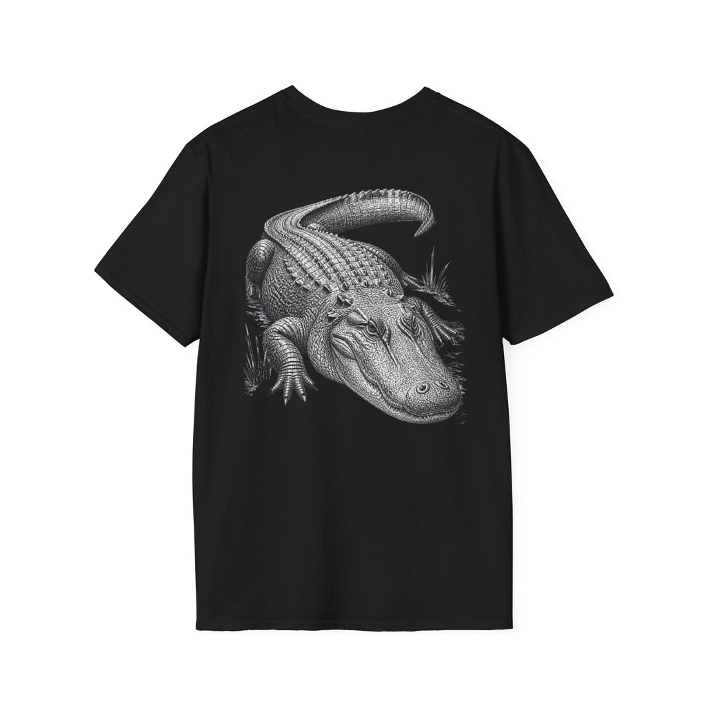 Alligator Graphic T-Shirt — Vintage Gator Illustration Tee — product view 1