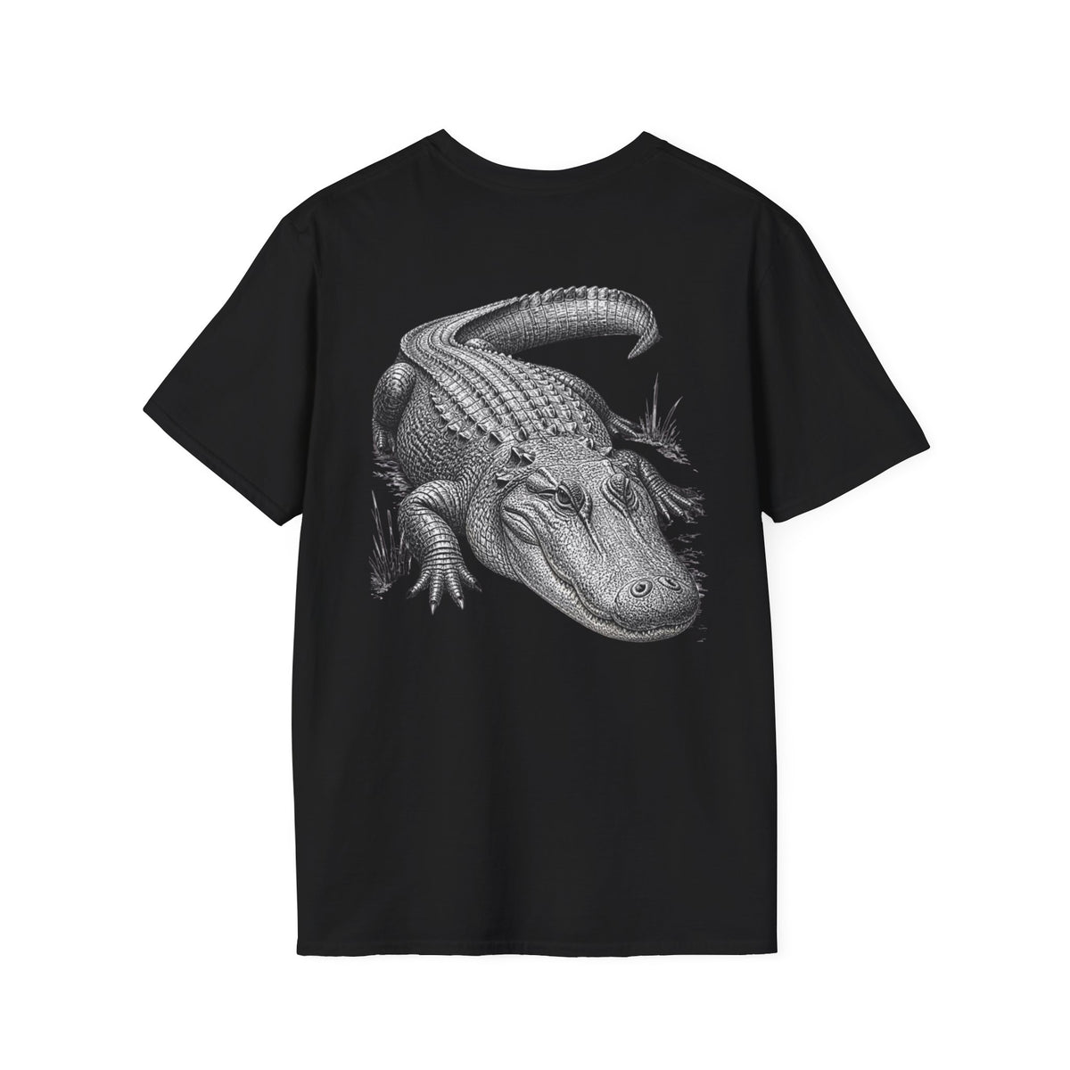 Alligator Graphic T-Shirt — Vintage Gator Illustration Tee — product view 1