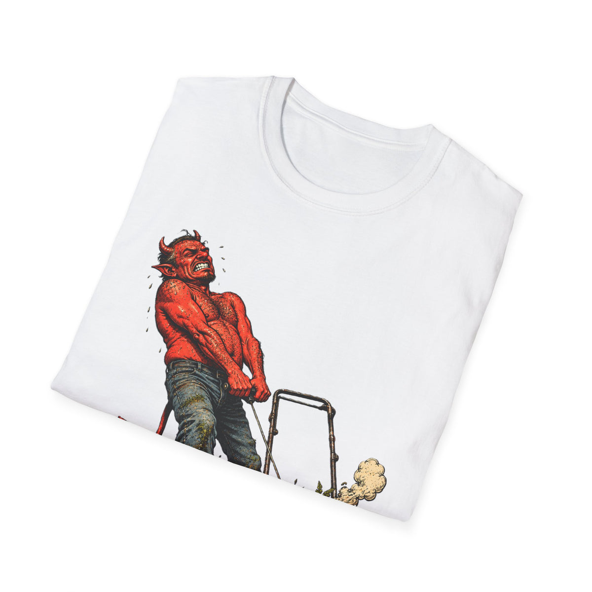 Devil vs. the Lawn Mower