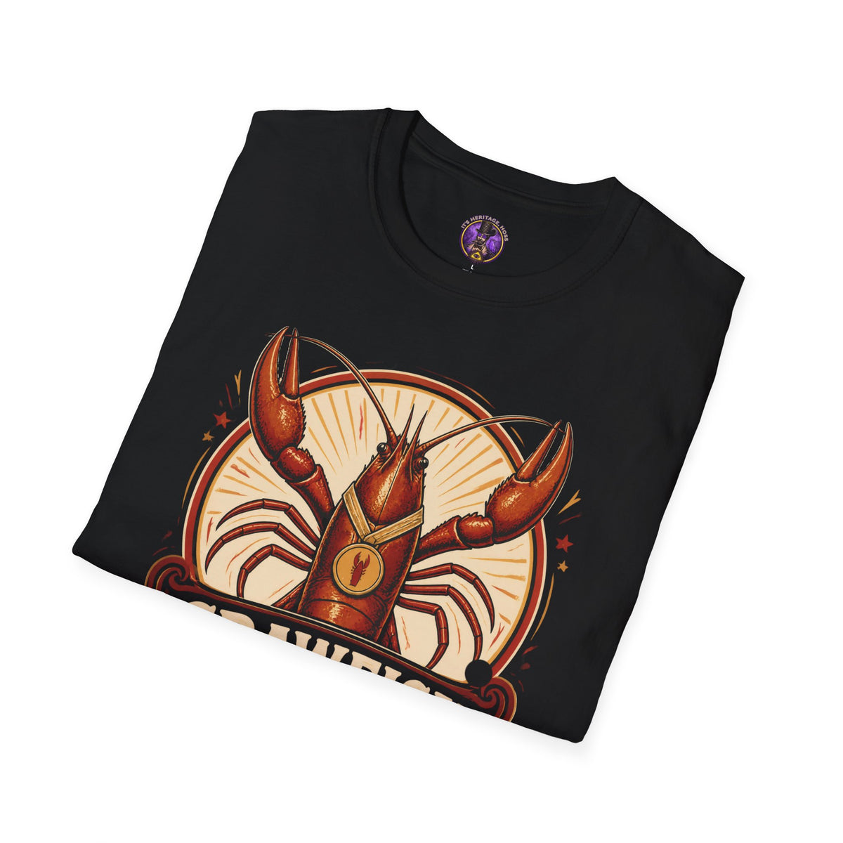 Crawfish Eating Champion Retro Louisiana T-Shirt graphic T-shirt product image 7