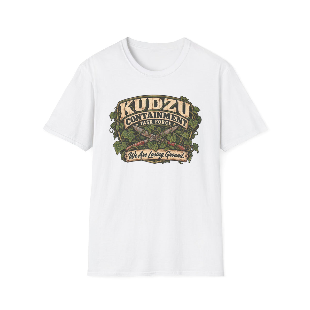 Kudzu Containment Task Force T-Shirt — Southern Gothic