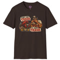 They Eat Trash I Eat Trash funny crawfish graphic T-shirt with Louisiana Cajun seafood humor