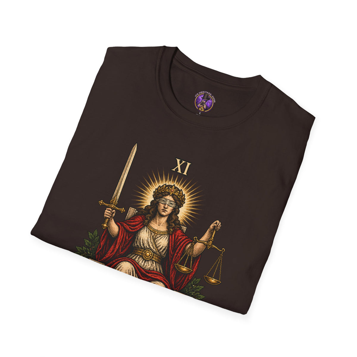 Justice Tarot Card Shirt | It's Heritage Hoss