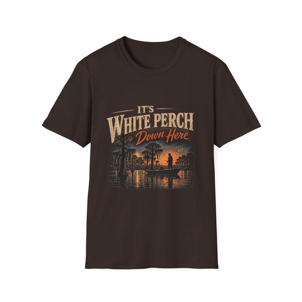 White Perch in the South T-Shirt outdoor graphic T-shirt product image 3