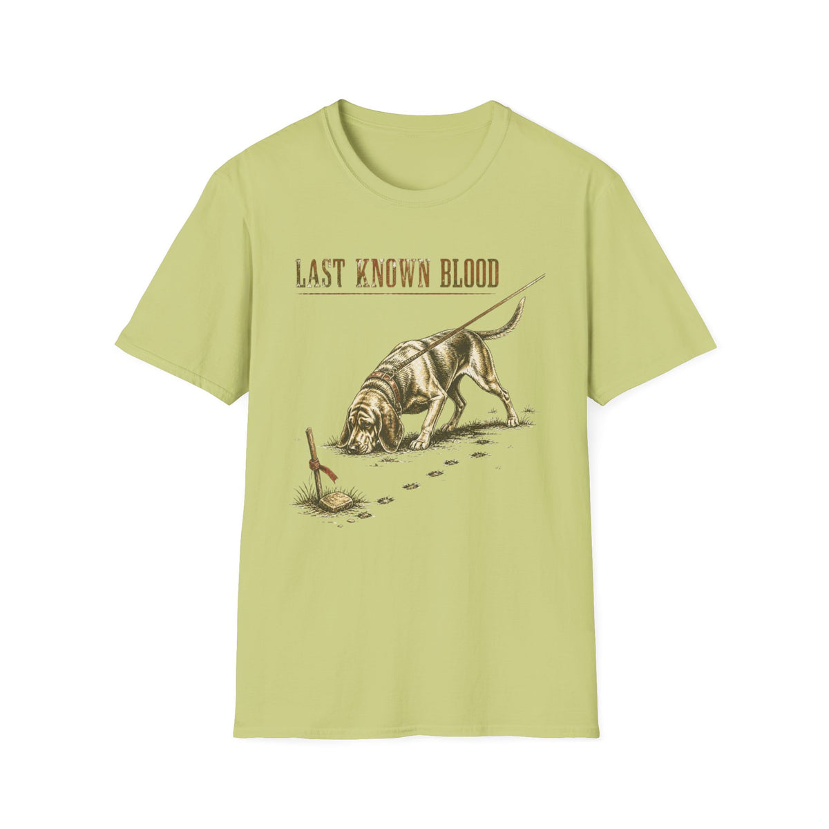 Last Known Blood Deer Tracking Dog Shirt