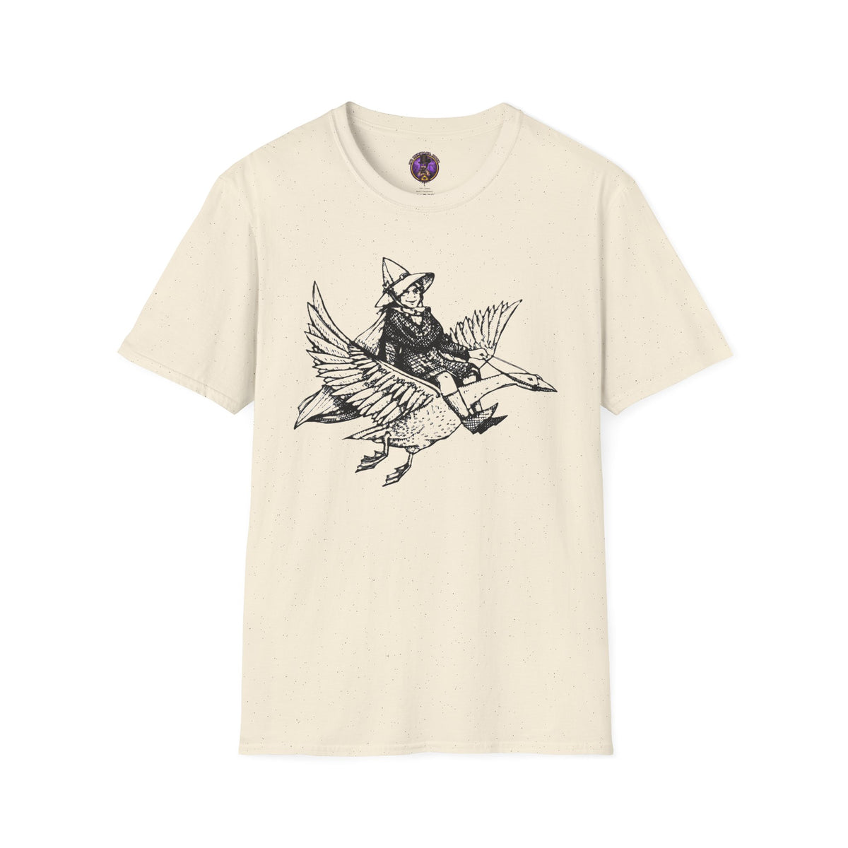 Witch Riding Goose T-Shirt