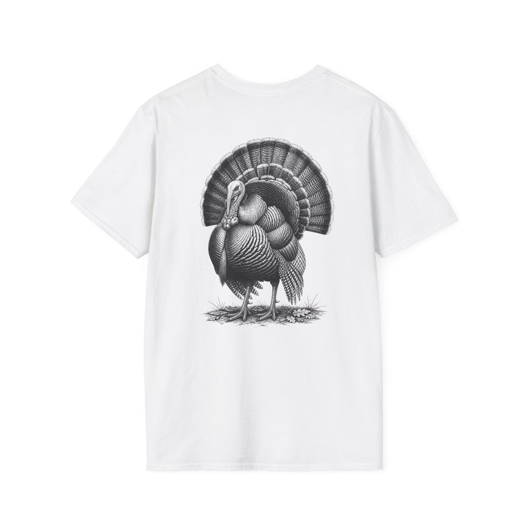 Thankful Turkey T-Shirt — Vintage Thanksgiving Turkey Graphic Tee — product view 7