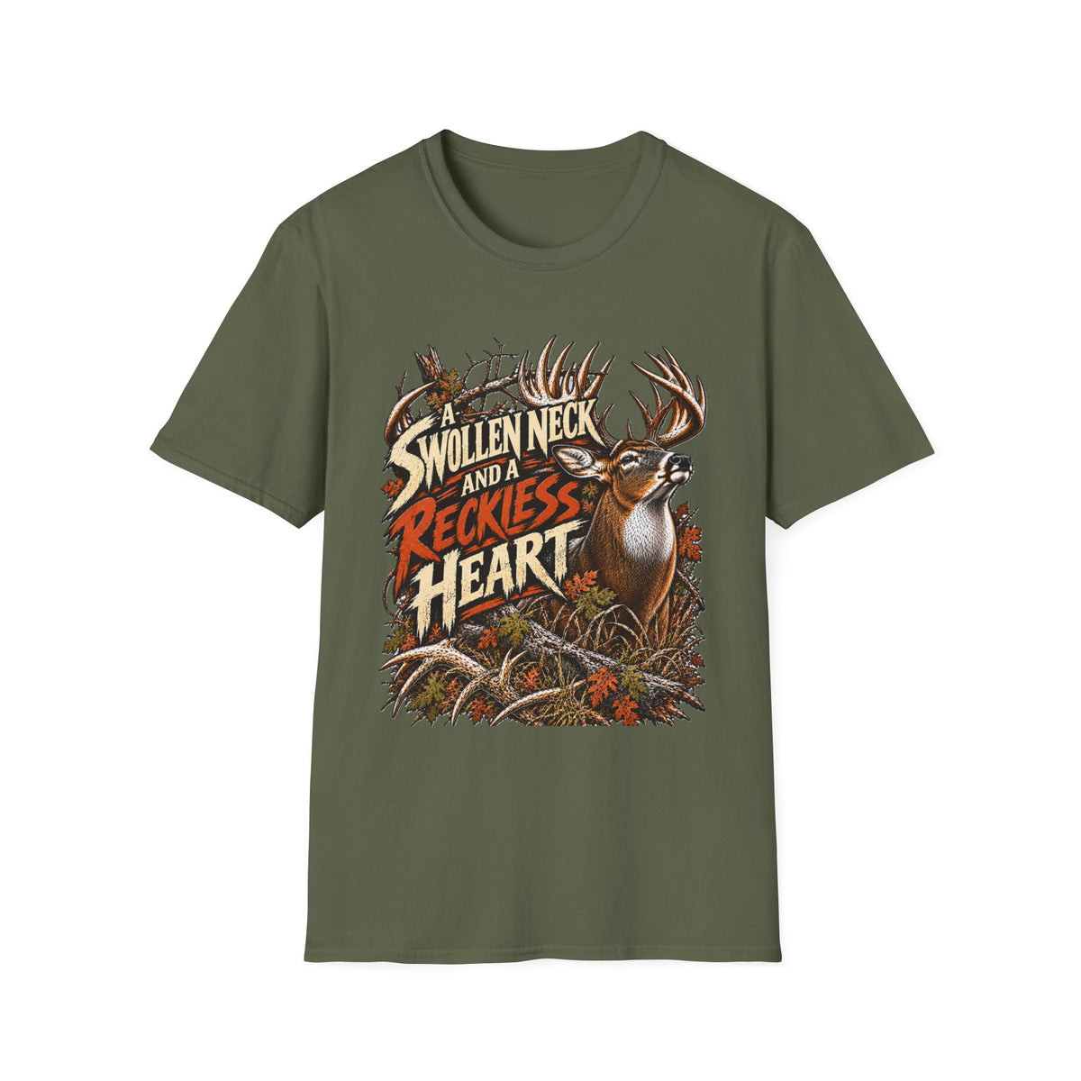 A Swollen Neck & A Reckless Heart Whitetail Rut Design