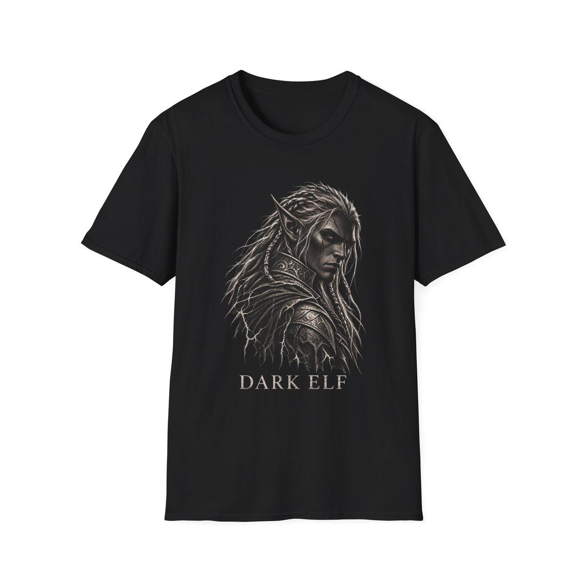 Dark Elf T-Shirt | Gothic Fantasy Creature Artwork