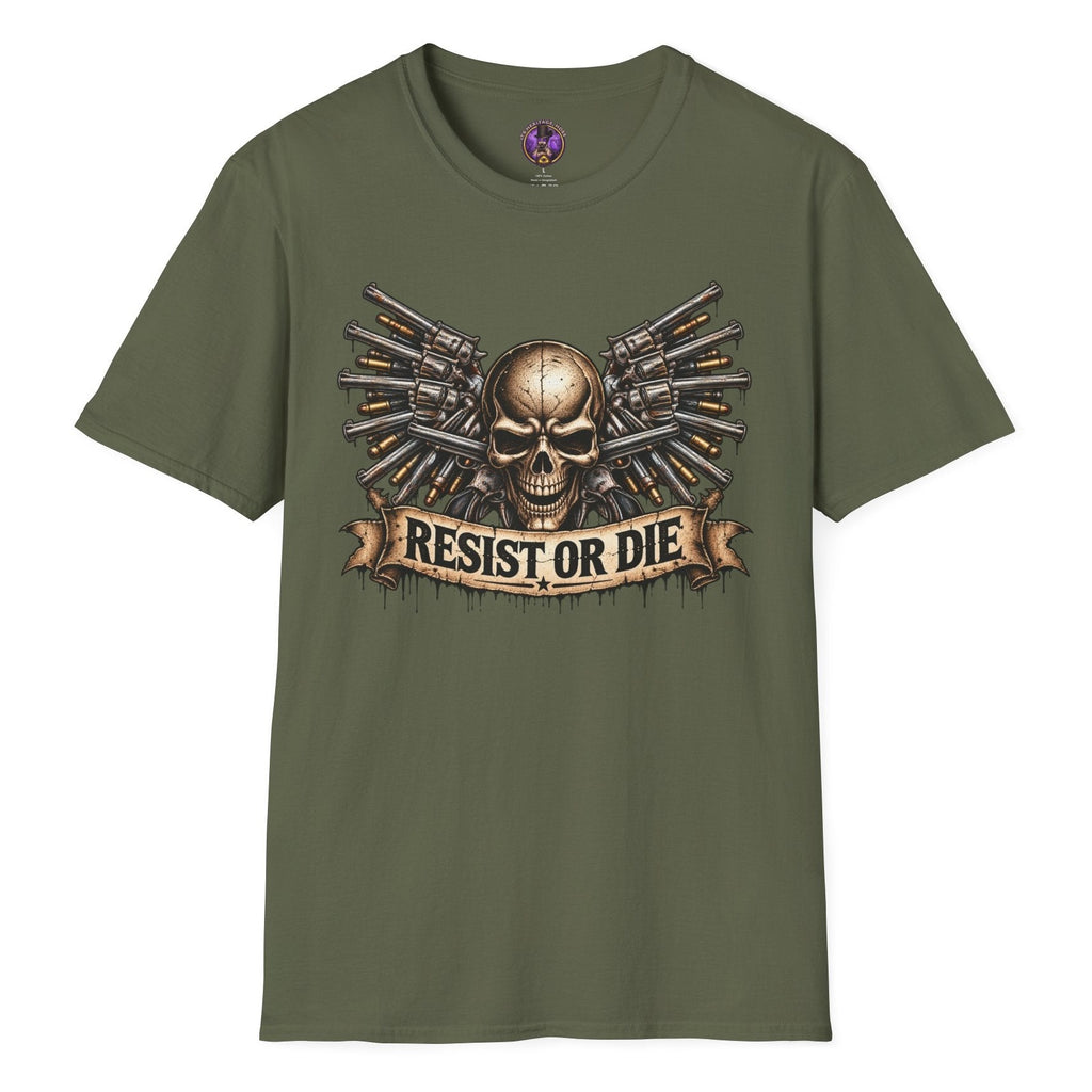 Resist or Die Skull T-Shirt | It's Heritage Hoss