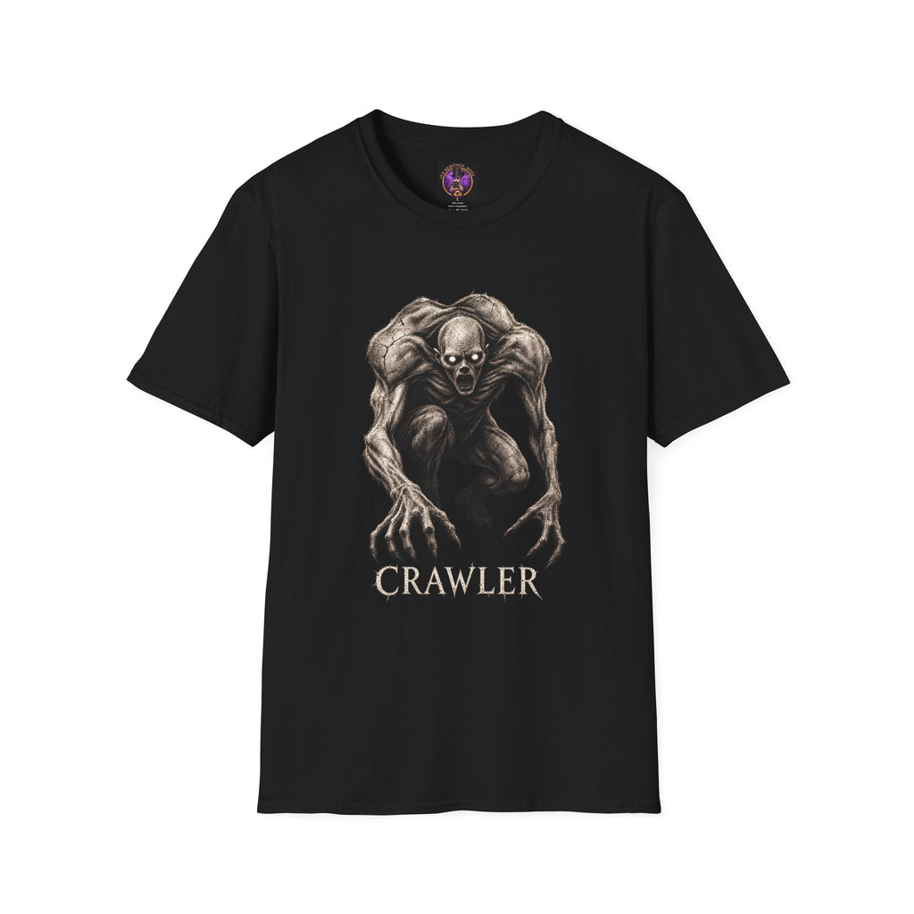 Crawler Monster T-Shirt - Creepy Horror Creature Tee graphic T-shirt product image 2