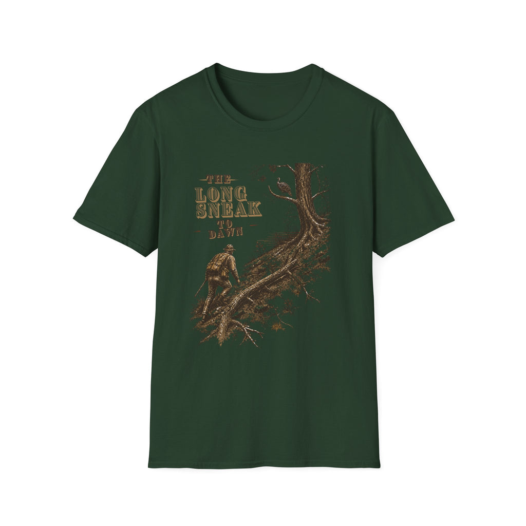 The Long Sneak to Dawn Turkey Hunting T-Shirt