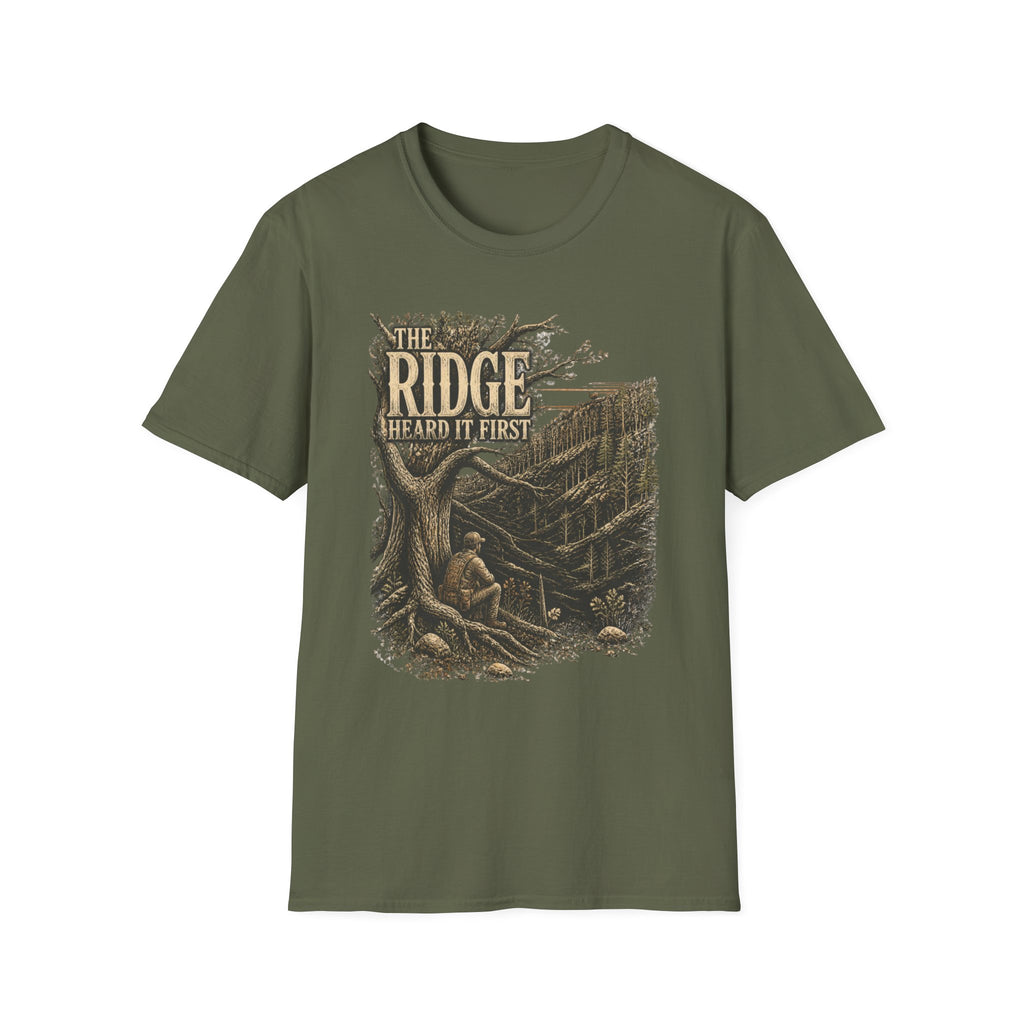 The Ridge Heard It First Turkey Hunting T-Shirt