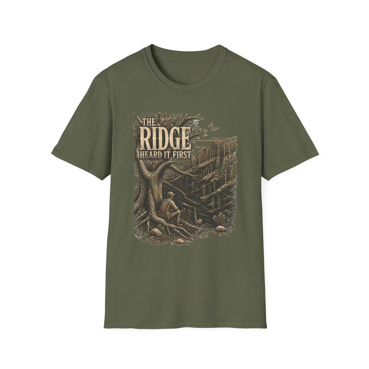The Ridge Heard It First Turkey Hunting T-Shirt