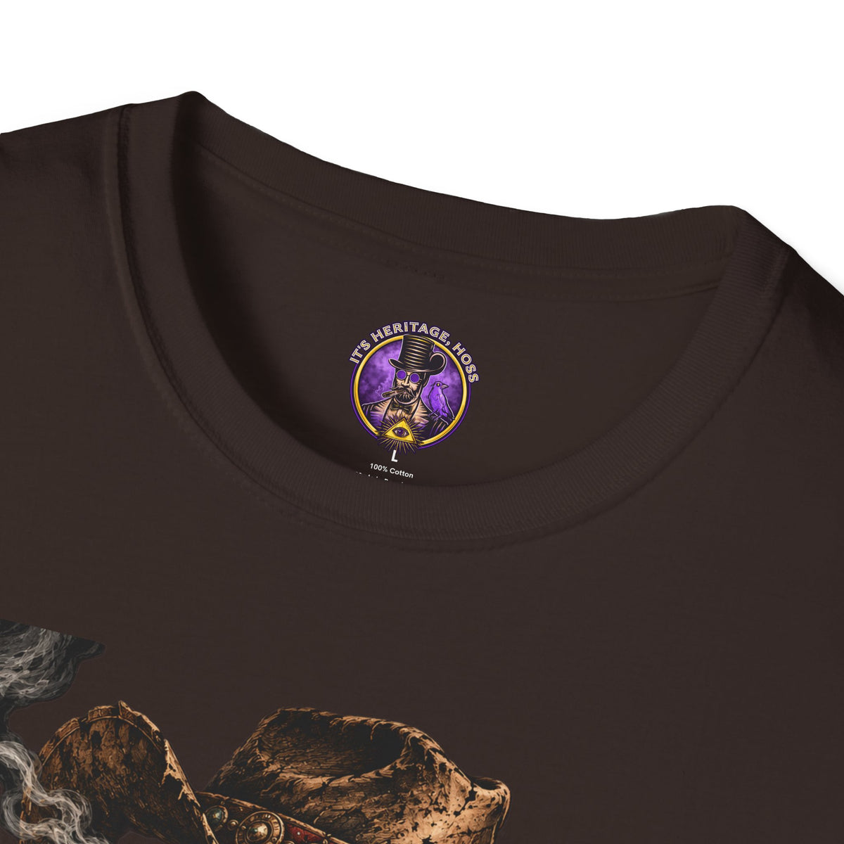 Skull Cowboy Poker T-Shirt | It's Heritage Hoss