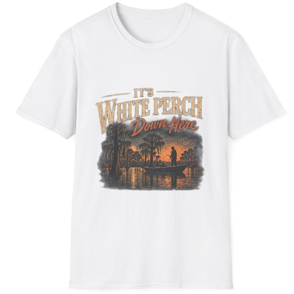 White Perch in the South T-Shirt outdoor graphic T-shirt product image 1