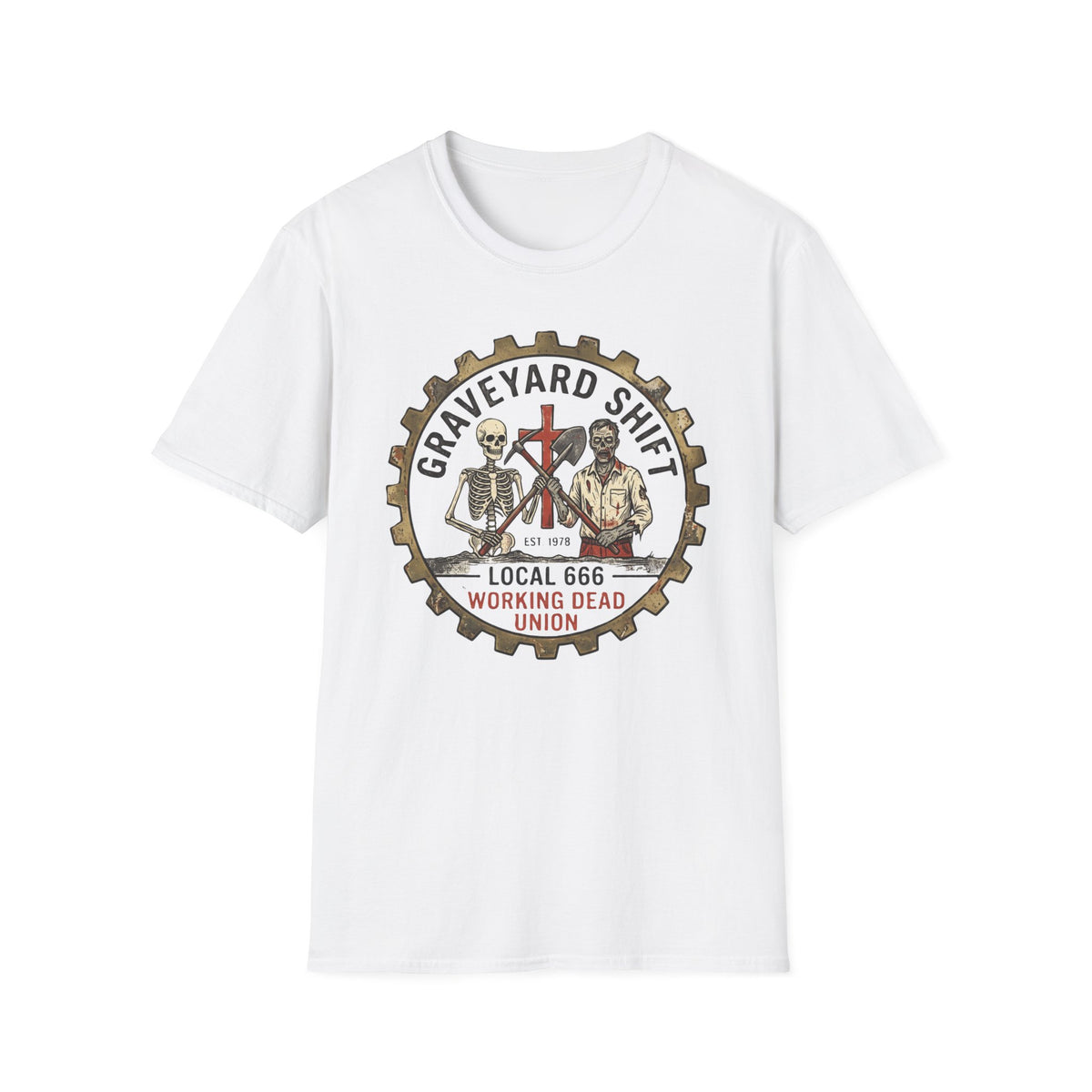 Graveyard Shift Local 666 Funny Union Worker Shirt | It's Heritage Hoss