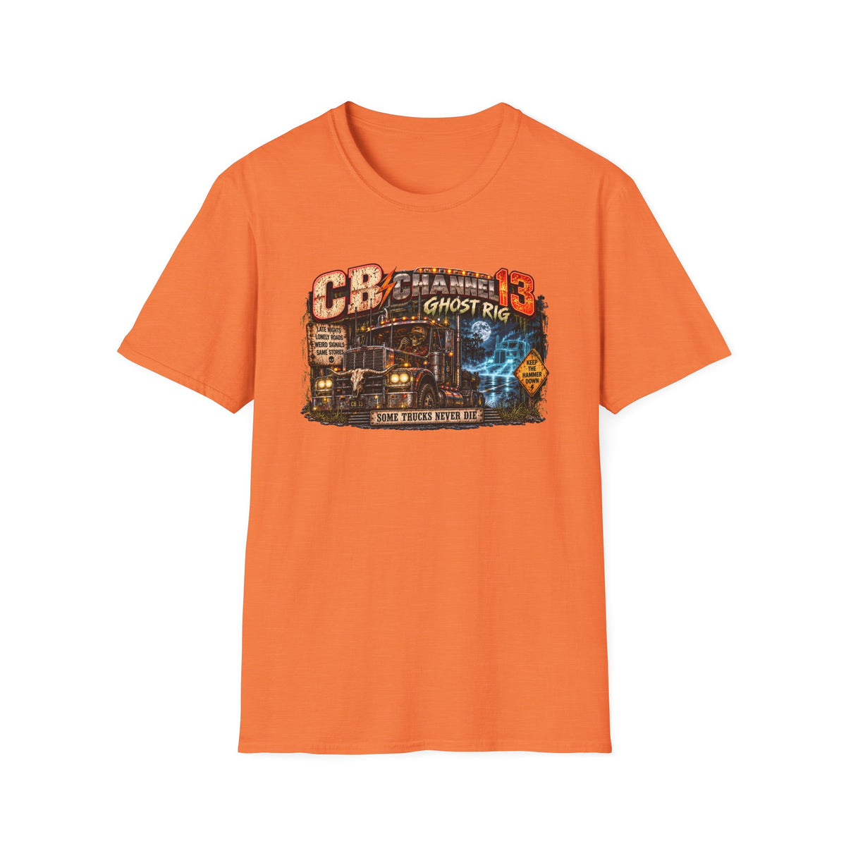 CB Channel 13 T-Shirt — Haunted Trucker