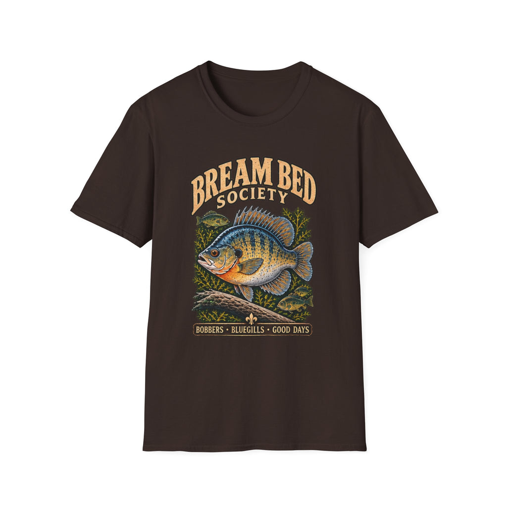 Bream Bed Society Fishing T-Shirt outdoor graphic T-shirt product image 3