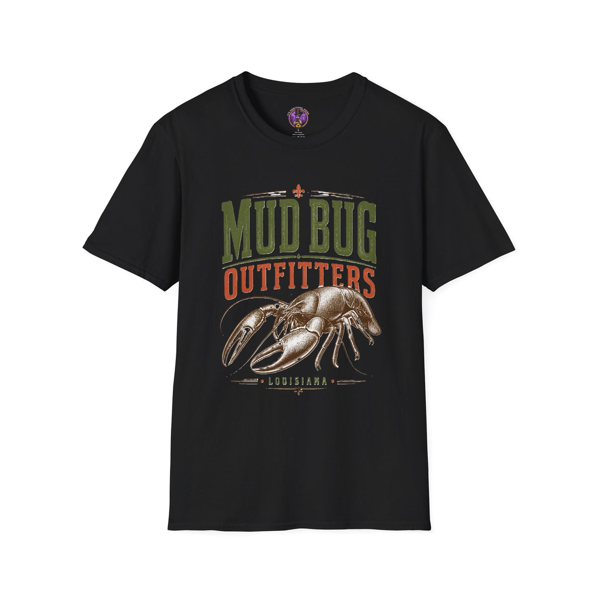 Mud Bug Outfitters Louisiana Crawfish T-Shirt graphic T-shirt product image 1