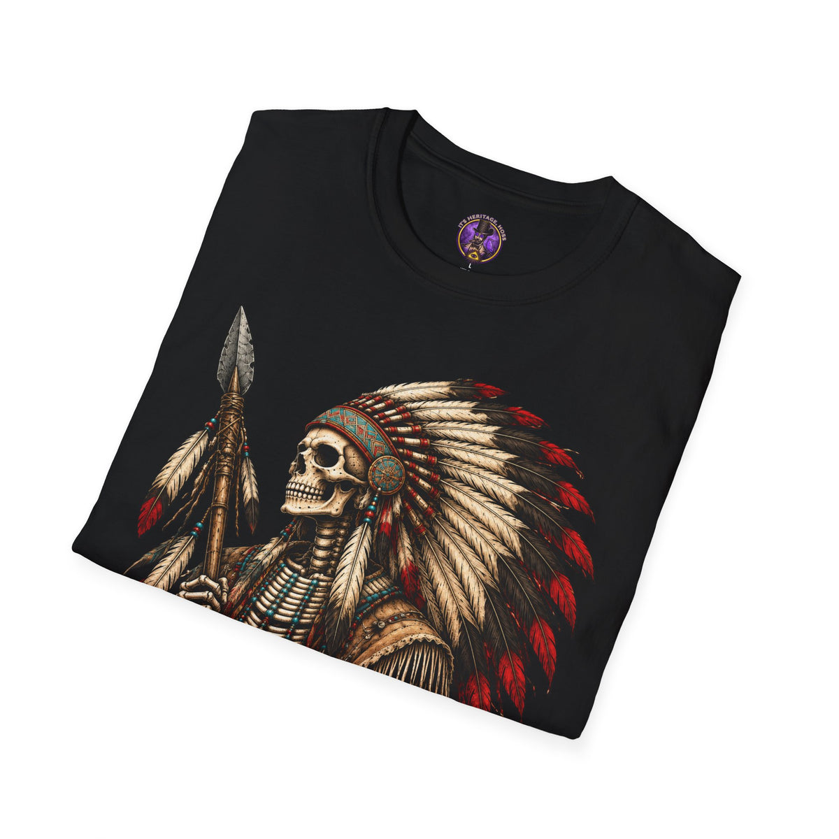 Native Chief Skull T-Shirt | It's Heritage Hoss