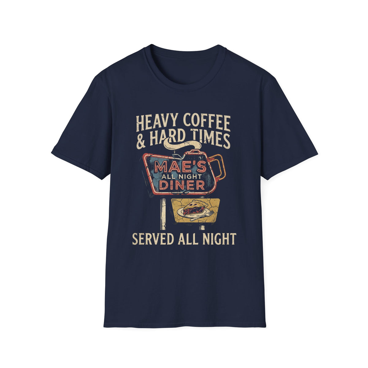 Heavy Coffee & Hard Times T-Shirt | It's Heritage Hoss