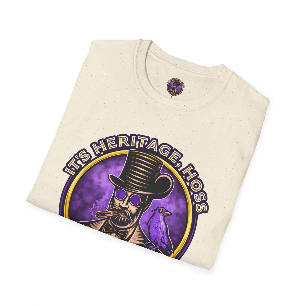 Raven Occult Shirt | It's Heritage Hoss Gothic Graphic Tee graphic T-shirt product image 8