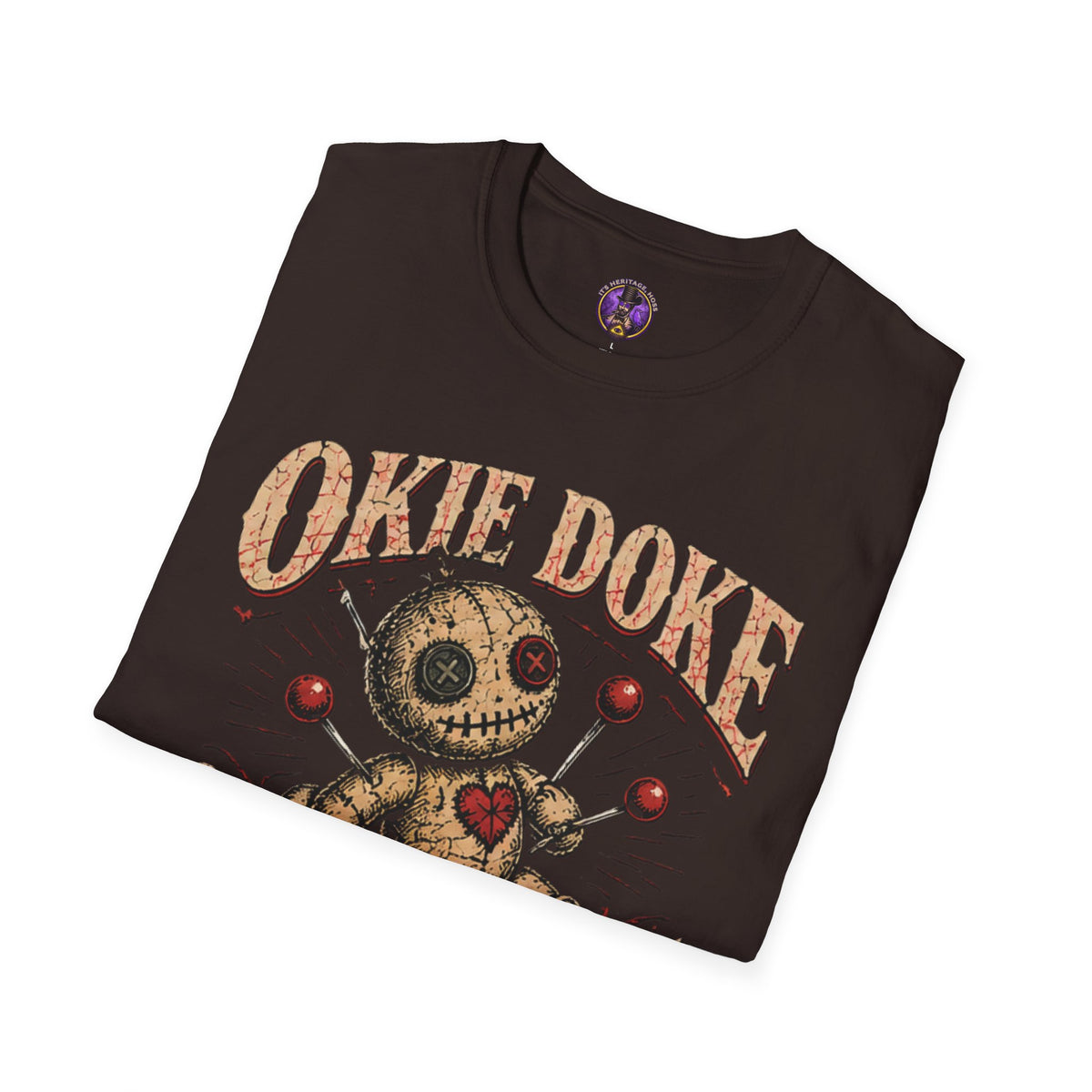 Okie Doke Gonna Poke Stitched Doll Tee | It's Heritage Hoss