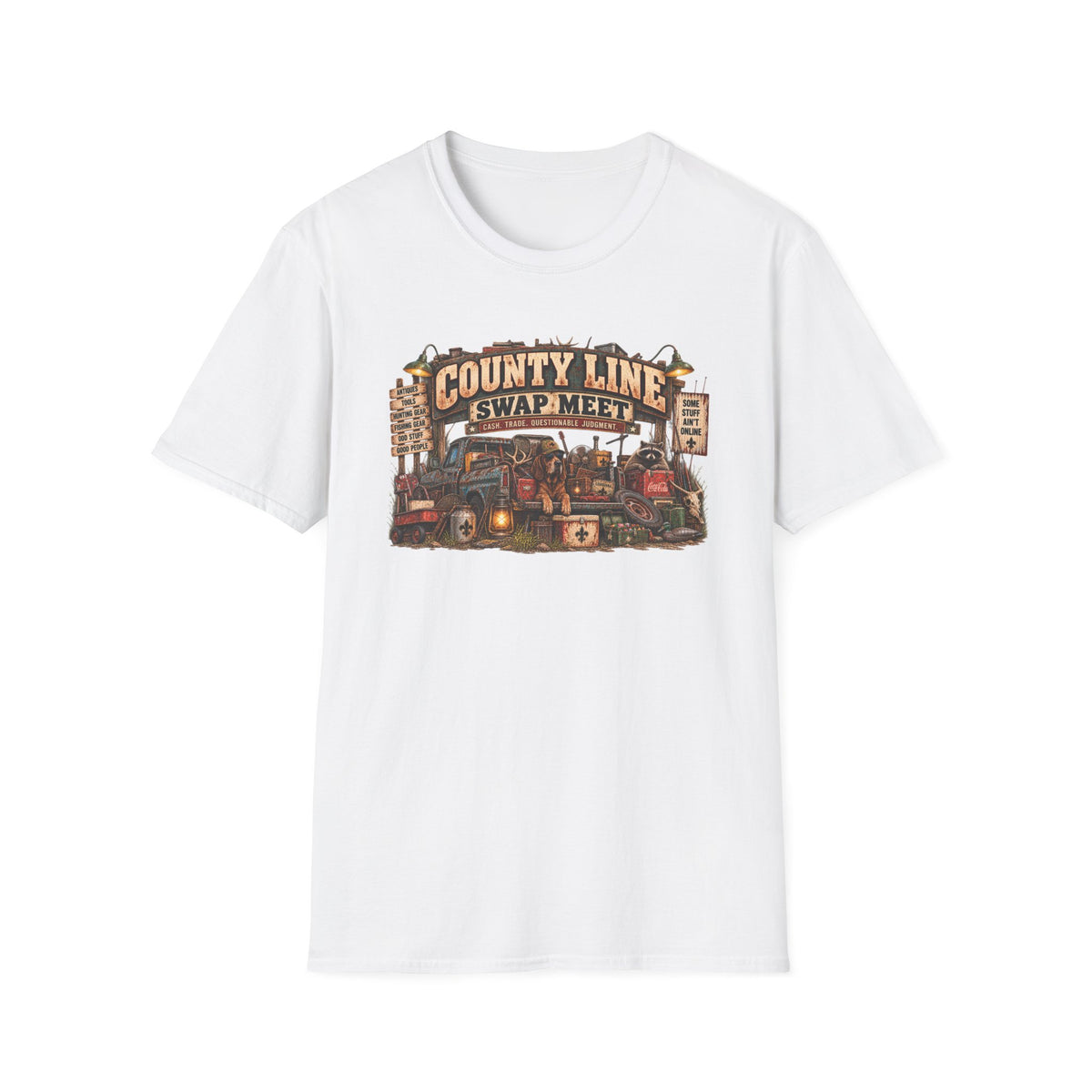 County Line Swap Meet T-Shirt — Rural Americana