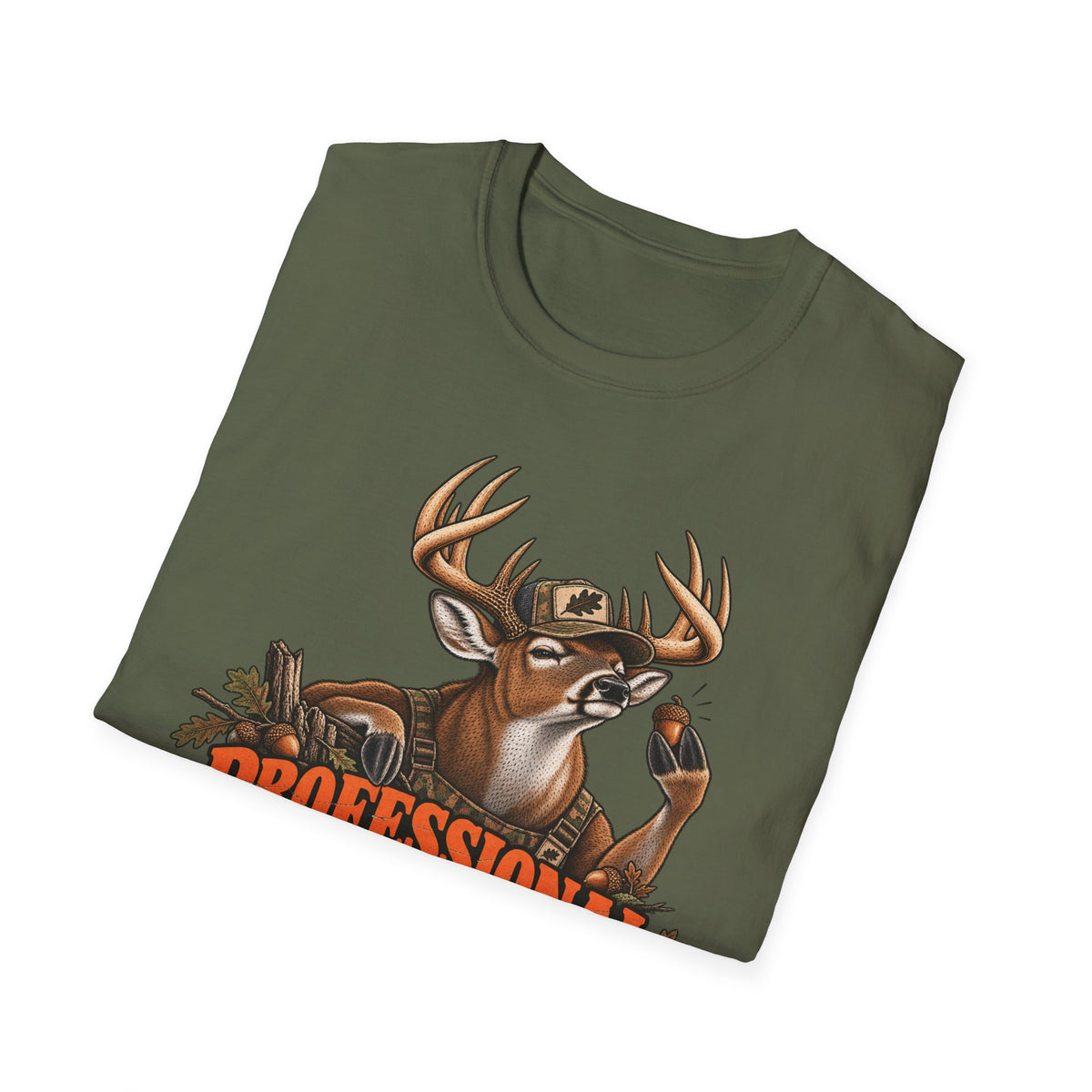 Professional Acorn Tester Funny Whitetail Deer Design