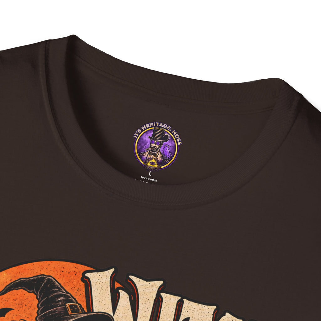 Witch Better Have My Candy T-Shirt — Halloween Witch Broom Pumpkin Graphic Tee