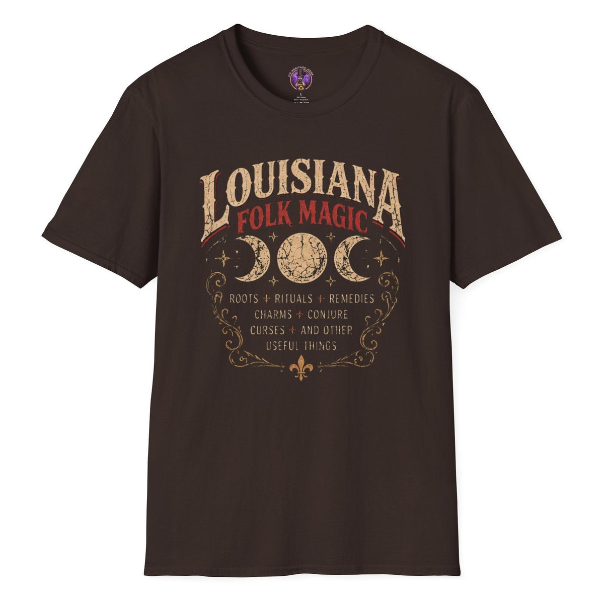 Louisiana Folk Magic Moon Phase Tee | It's Heritage Hoss