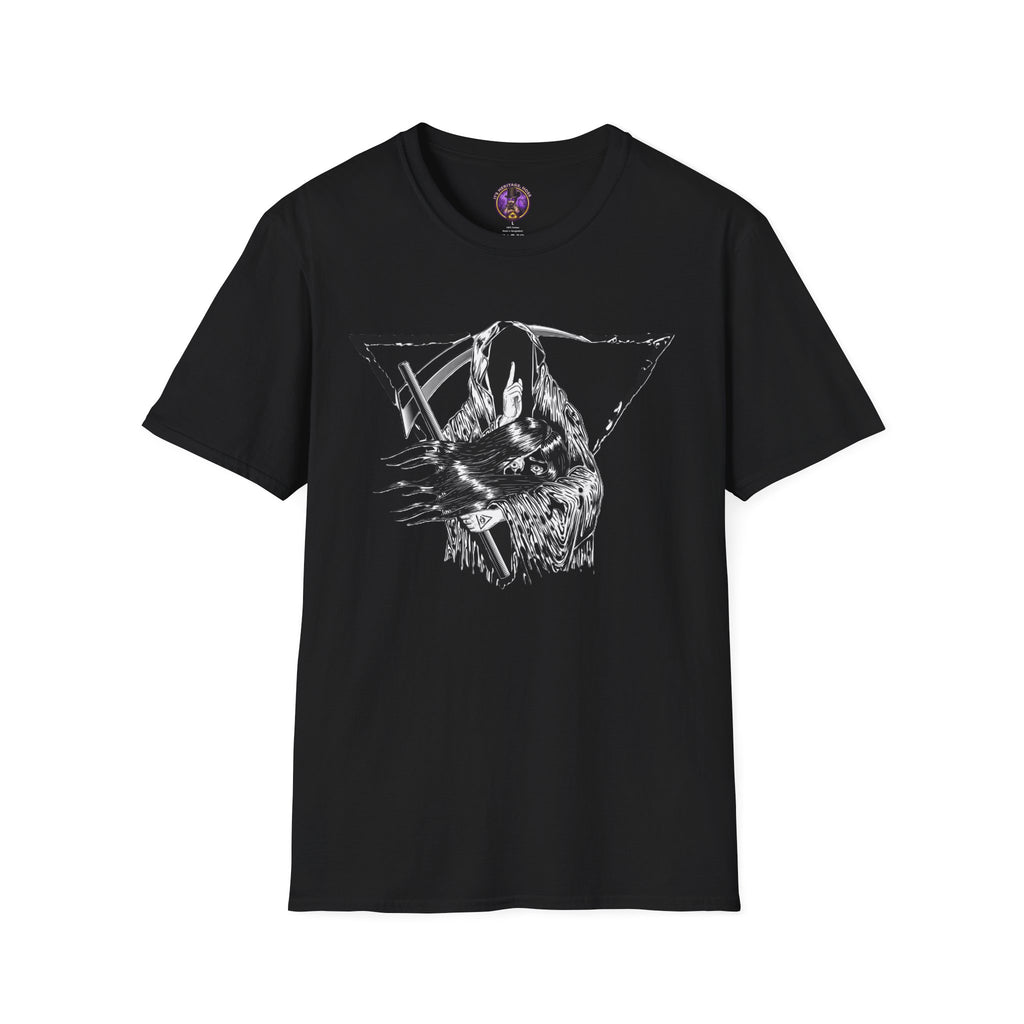 Wolf Head Triangle Graphic T-Shirt