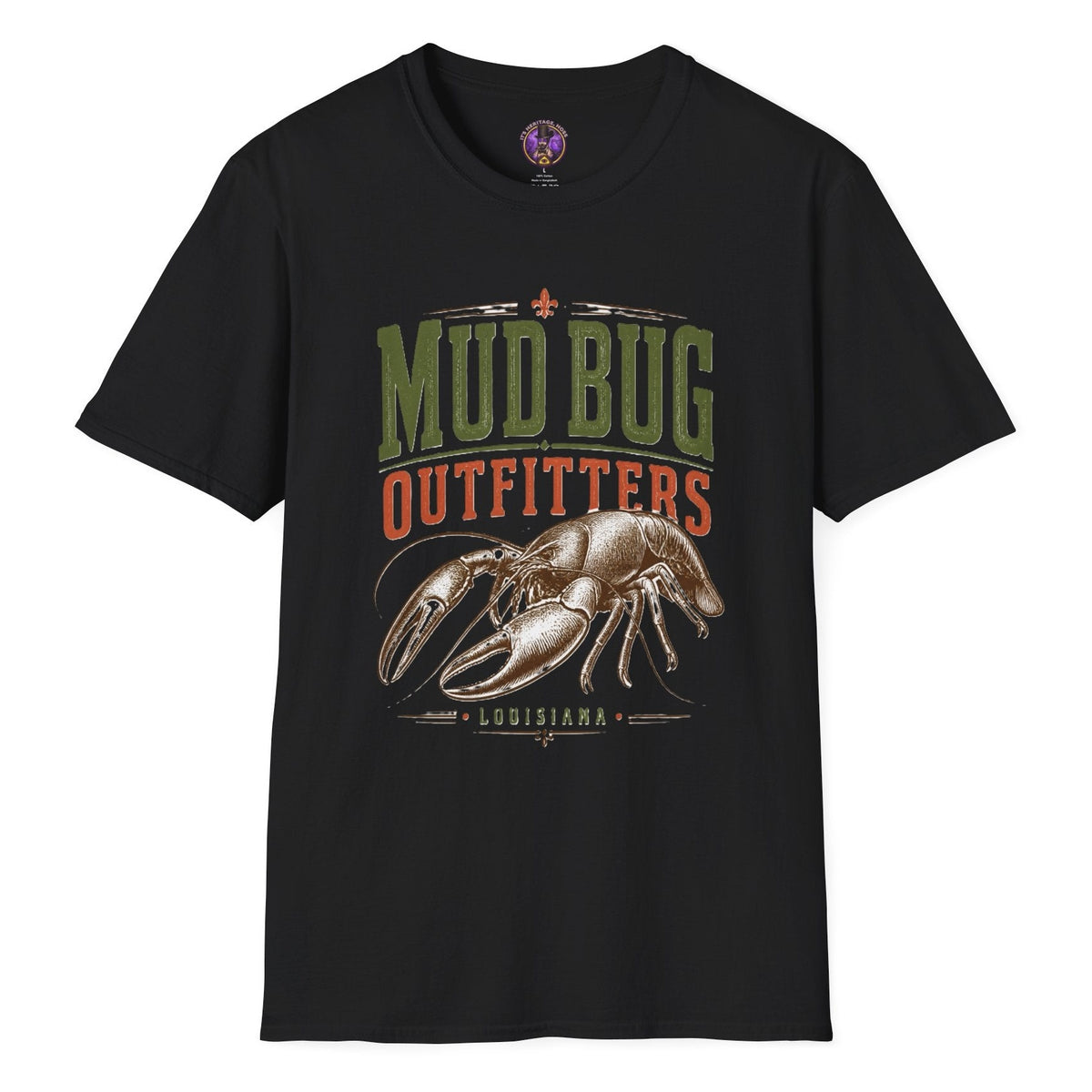 Mud Bug Outfitters Louisiana crawfish graphic T-shirt