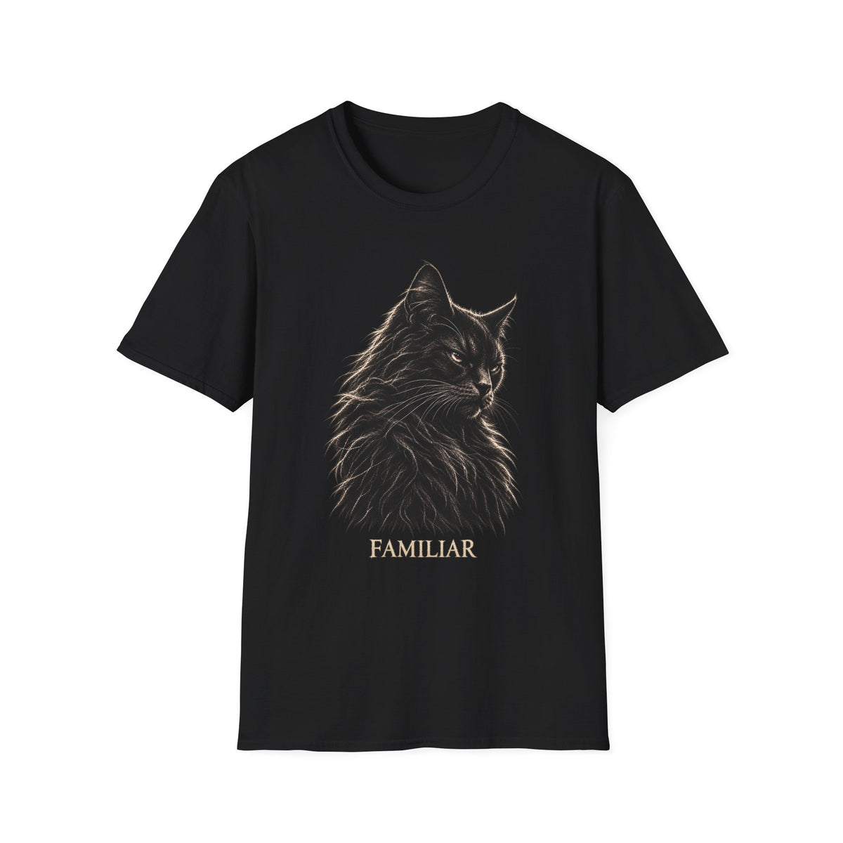 Familiar T-Shirt | Witchcraft Spirit Animal Artwork