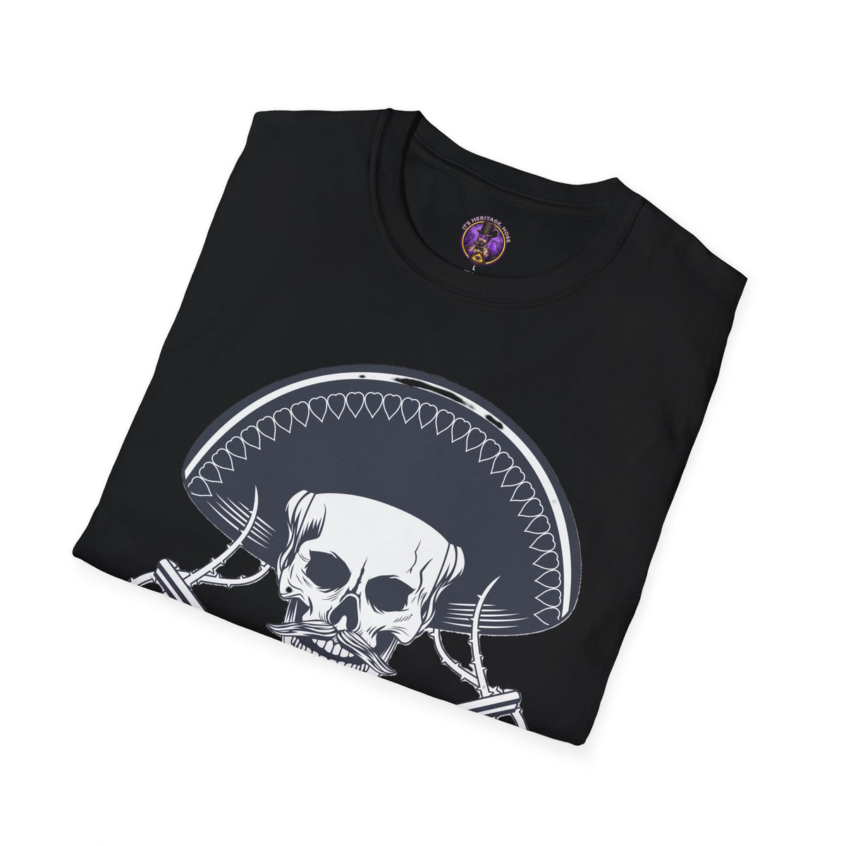 Mariachi Skull Sombrero T-Shirt