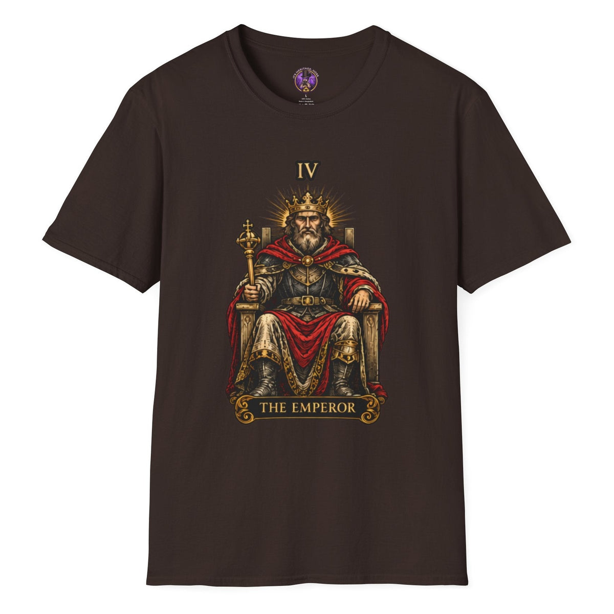 The Emperor Tarot Throne Shirt | It's Heritage Hoss