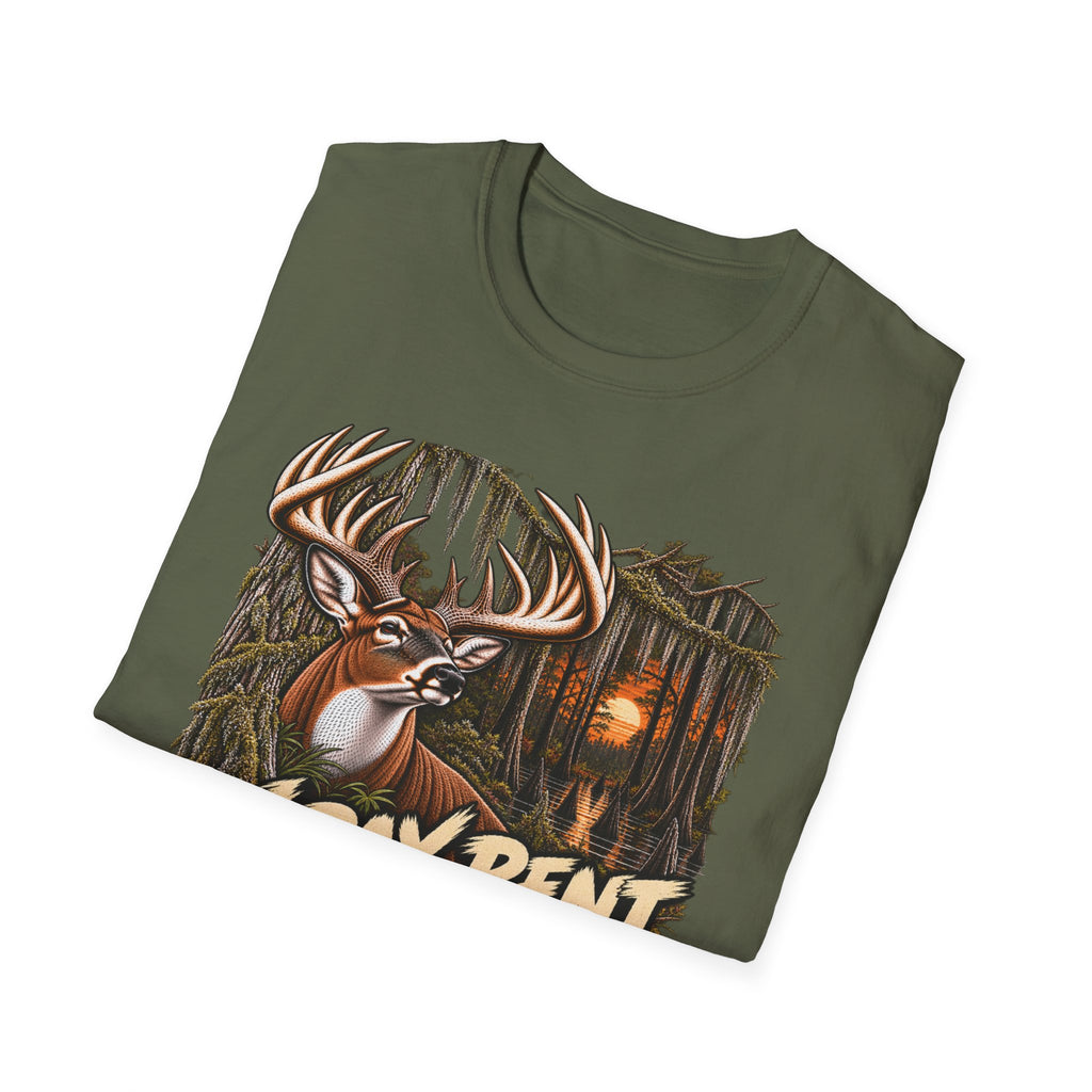 I Pay Rent To The Moss Funny Southern Whitetail Design