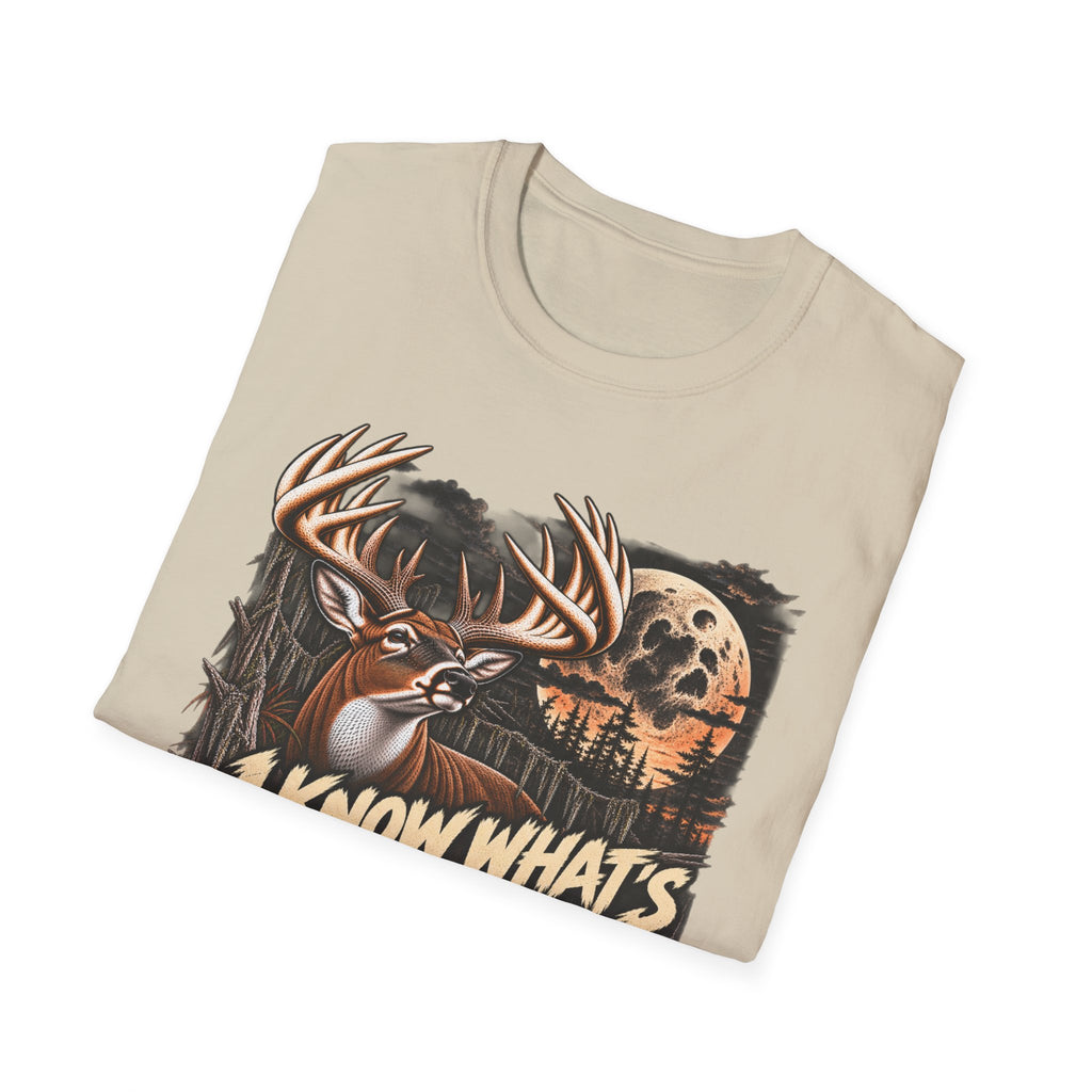 I Know What's Inside The Moon Weird Whitetail Deer Design