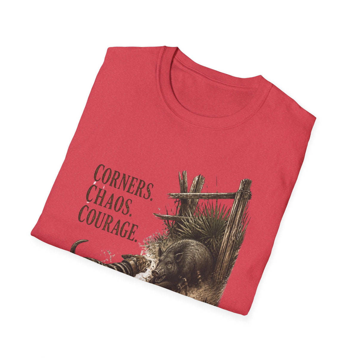 Corners Chaos Courage Catahoula Hog Dog Shirt