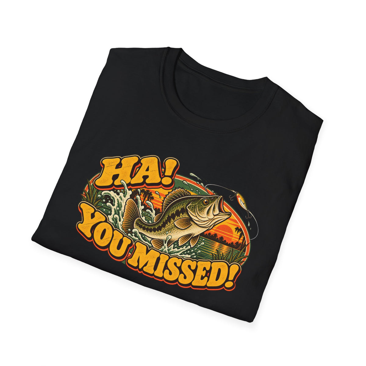 Ha! You Missed! Vintage Bass Fishing
