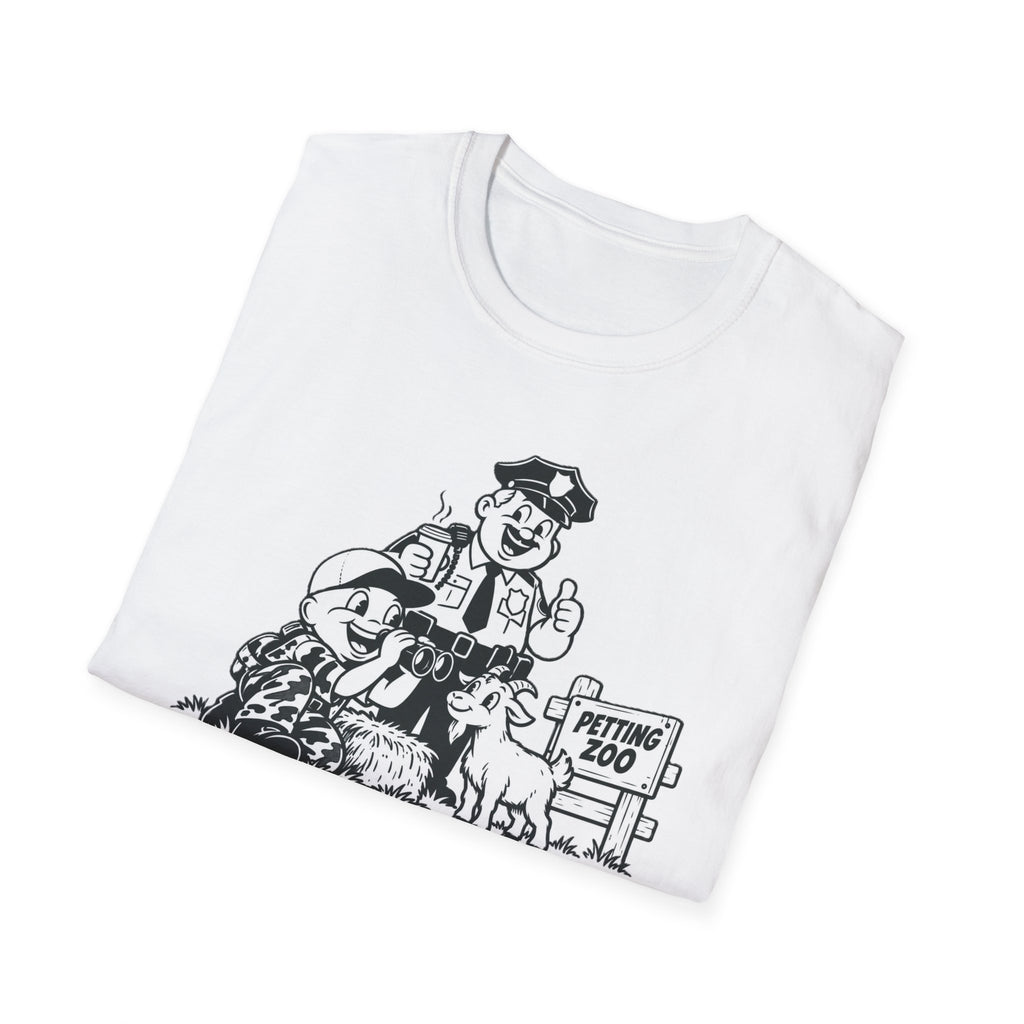 I Love Hunting at the Petting Zoo Funny T-Shirt
